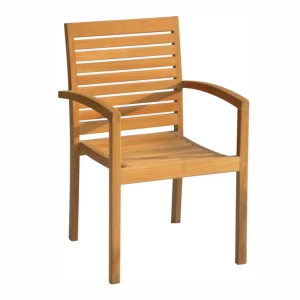 Jepara teak stacking chair 21