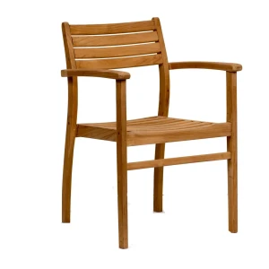 Jepara teak stacking chair 8